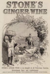 Anuncio, Vino de Jengibre de Stone (grabado)
