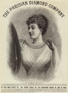 Anuncio, La Compañía de Diamantes Parisina