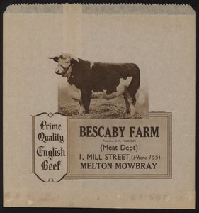 Anuncio de carne de Bescaby Farm