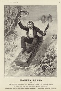 Anuncio de jabón Brookes Monkey Brand