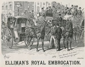 Anuncio de la Embrocación Real de Elliman