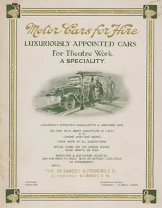 Anuncio de coches de alquiler de St James
