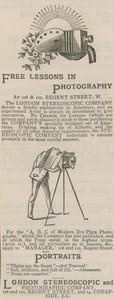 Anuncio de la London Stereoscopic and Photographic Company de English School