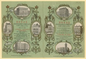 Anuncio de la Royal Insurance Company