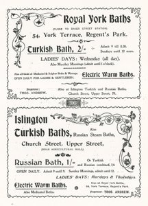 Anuncio de los Baños Reales de York
