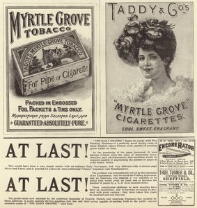 Difusión publicitaria del Número de Navidad de The Graphic 1896 de English School