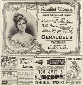 Publicidad de The Graphic Christmas Number 1896 de English School