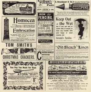 Publicidad de The Graphic Christmas Number 1897 de English School