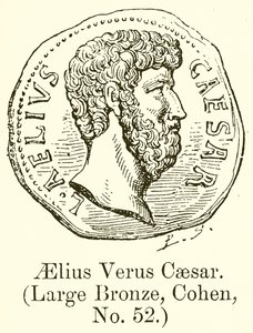 Aelius Verus Caesar. (Bronce grande, Cohen, nº 52) (grabado)