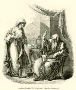 Ahijah y la Esposa de Jeroboam, Angelica Kaufmann