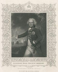 Alexander Hood, primer vizconde Bridport, ilustración de 