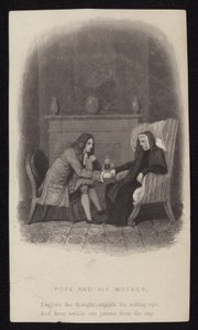 Alexander Pope y su madre de English School