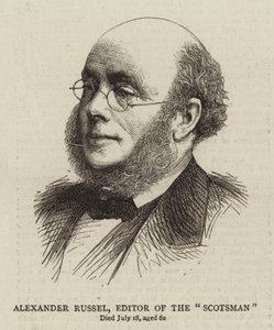 Alexander Russel, editor de The "Scotsman" de English School