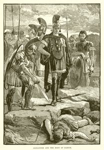 Alejandro y el cuerpo de Darío de English School
