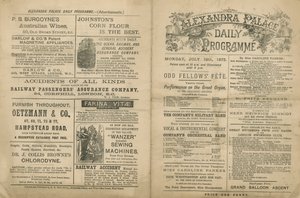 Programa diario del Alexandra Palace de English School