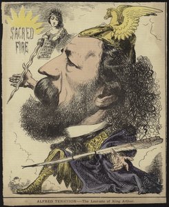 Alfred Tennyson - el Laureado del Rey Arturo de English School