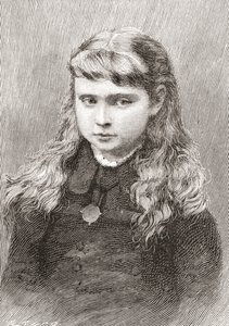 Alix de Hesse y por el Rin más tarde Alexandra Feodorovna de English School