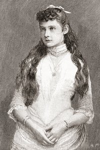 Alix de Hesse y por el Rin más tarde Alexandra Feodorovna de English School