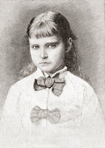 Alix de Hesse y por el Rin más tarde Alexandra Feodorovna de English School