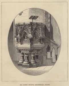 Iglesia de Todos los Santos, Cheltenham, Púlpito de English School