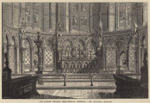 Iglesia de Todos los Santos, Cheltenham, Retablo de English School