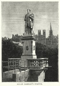 Estatua de Allan Ramsay (grabado)