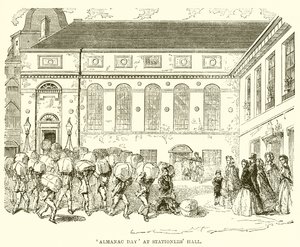Día del almanaque en Stationers Hall