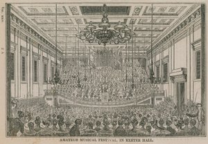 Festival musical amateur en Exeter Hall de English School