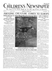 Criatura asombrosa llega a Europa, portada de 