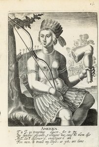 América pintada a la vida: La verdadera historia de los procedimientos de los españoles en las conquistas de los indios, por Sir Ferdinando Gorges y otros de English School