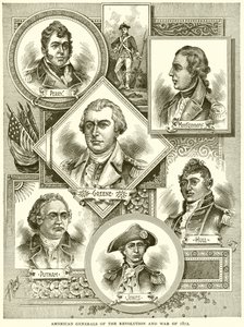 Generales americanos de la Revolución y la Guerra de 1812 de English School