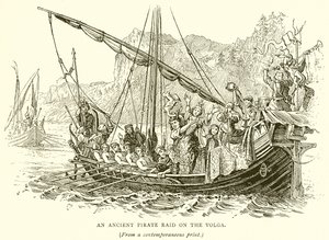 Una antigua incursión pirata en el Volga de English School