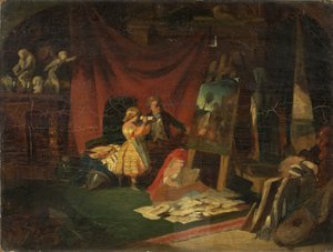 El estudio de un artista