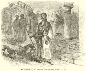 Un vigilante egipcio, Cantar de los Cantares, iii, 3 de English School