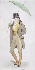 Un dandi inglés, c.1802 de English School