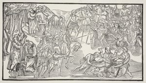 La última pelea de un jefe irlandés, 1581 de English School