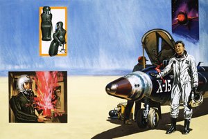 Un piloto del X-15 respira el aire del desierto