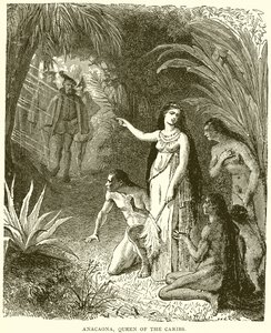 Anacaona, reina de los caribes de English School
