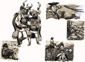 Pueblos antiguos del mundo: Hombres trágicos de las montañas de English School