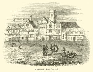 El antiguo Smithfield (grabado)