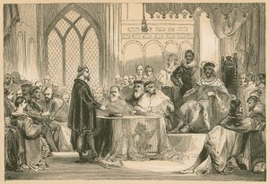 Andrew Melville ante el Rey y el Consejo Privado de English School