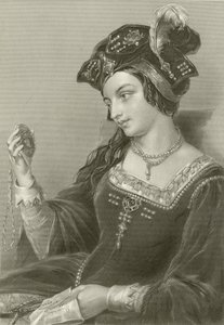 Ana Bolena, segunda esposa del rey Enrique VIII de English School