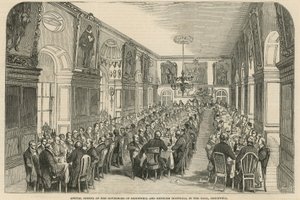 Cena anual de los Gobernadores de los Hospitales Bridewell y Bethlehem de English School
