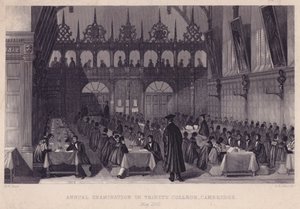Examen anual en el Trinity College, Cambridge, mayo de 1842 de English School