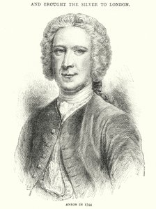 Anson en 1744 de English School