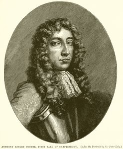 Anthony Ashley Cooper, Primer Conde de Shaftesbury de English School
