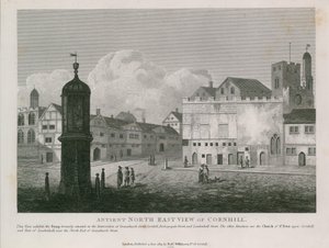Vista antigua del noreste de Cornhill de English School