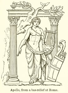 Apolo, de un bajorrelieve en Roma