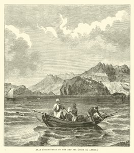 Barco de pesca árabe en el Mar Rojo, Bahr el Ahmar de English School