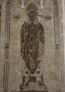 Arzobispo Thomas Cranley, 1417 (latón) de English School